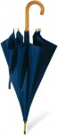 Obrázek Modrý automatický deštník se zahnutou ručkou