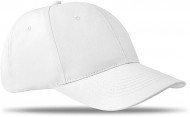 Obrázek Šestipanelová baseballová čepice, bílá
