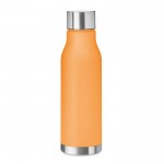 Obrázek Oranžová láhev z RPET, pogumovaná úprava, 600ml