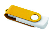 Obrázek Twister Rotoflash zlato-bílý USB flash disk 1GB
