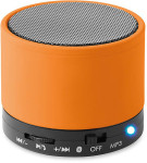 Obrázek Oranžový válcový bluetooth reproduktor