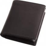 Obrázek Pánská černá kožená peněženka - na výšku