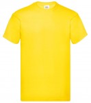 Obrázek Pánské tričko ORIGINAL 145, žluté XXL