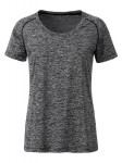 Obrázek Dámské funkční tričko SPORT 130, černý melír S