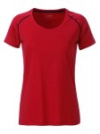 Obrázek Dámské funkční tričko SPORT 130, červená/černá S