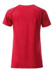 Obrázek Dámské funkční tričko SPORT 130, červený melír S