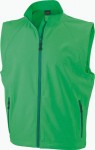 Obrázek Zelená softshellová vesta J&N 270, pánská XXXL