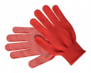 Obrázek Pár elastických nylonových rukavic, červené