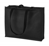Obrázek Černá nákup. taška z netkané textilie, černé uši