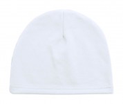 Obrázek Bílá sportovní zimní čepice s fleecovou podšívkou