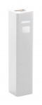 Obrázek Bílá hliníková USB power banka 2200 mAh
