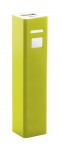 Obrázek Žlutá hliníková USB power banka 2200 mAh