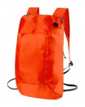 Obrázek Lehký skládací batoh s průvl.na sluchátka,oranžový 