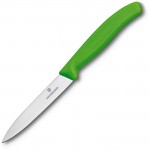 Obrázek Zelený nůž na zeleninu VICTORINOX, hladké ostří 8cm