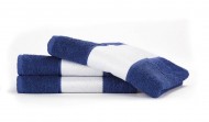 Obrázek Tm. modrý ručník PRINT s tiskem 400 g/m2, od 50 ks