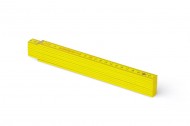 Obrázek Žlutý dřevěný skládací metr se skrytým kováním, 2 m