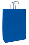 Obrázek Papírová taška modrá 32x13x28 cm, kroucená šňůra
