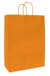Obrázek Papírová taška oranžová 32x13x28cm, kroucená šňůra