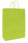Obrázek Papírová taška zelená 32x13x42 cm, kroucená šňůra
