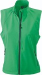 Obrázek Zelená softshellová vesta J&N 270, dámská L