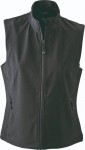 Obrázek Černá softshellová vesta J&N 270, dámská XL