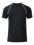 Obrázek Pánské funkční tričko SPORT 130, černá/bílá XL