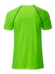 Obrázek Pánské funkční tričko SPORT 130, zelená/černá S