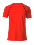 Obrázek Pánské funkční tričko SPORT 130, oranžová/černá L