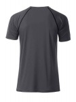 Obrázek Pánské funkční tričko SPORT 130, šedá/černá M