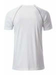 Obrázek Pánské funkční tričko SPORT 130, bílá/šedá S