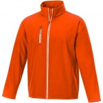 Obrázek Oranžová softshellová pánská bunda M