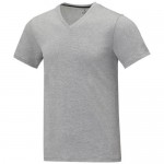 Obrázek Pánské tričko Somoto ELEVATE do V šedý melír S
