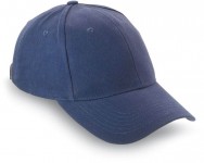 Obrázek Šestidílná modrá baseballová čepice