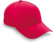 Obrázek Šestidílná červená baseballová čepice