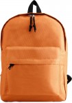 Obrázek Oranžový polyesterový batoh s vnější kapsou
