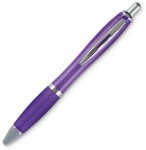 Obrázek Elegantní fialové kuličkové pero - černá náplň