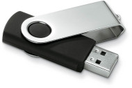 Obrázek Twister Techmate černo-stříbrný USB disk 32GB