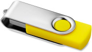 Obrázek Twister Techmate žluto-stříbrný USB disk 32GB
