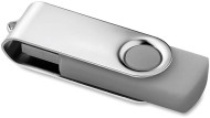 Obrázek Twister Techmate šedo-stříbrný USB disk 1GB