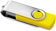 Obrázek Twister Techmate žluto-stříbrný USB disk 1GB