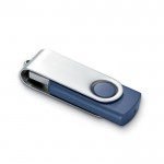 Obrázek Twister Techmate modro-stříbrný USB disk 4GB