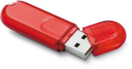 Obrázek Infotech mini USB flash disk červený 4GB