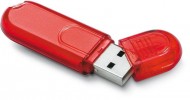 Obrázek Infotech mini USB flash disk červený 16GB