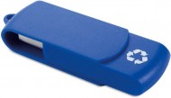 Obrázek Recycloflash modrý otočný USB disk 1GB