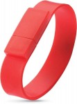 Obrázek Wristflash USB disk červený náramek 1GB