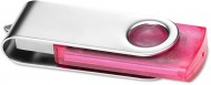 Obrázek Twister Transtech růžovo-stříbrný USB disk 1GB