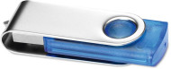 Obrázek Twister Transtech modro-stříbrný USB disk 2GB