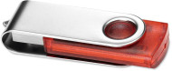 Obrázek Twister Transtech červeno-stříbrný USB disk 2GB