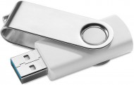 Obrázek Twister Techmate 3.0 bílo-stříbr. USB disk 8GB