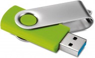 Obrázek Twister Techmate 3.0 limet.-stříbrný USB disk 16GB